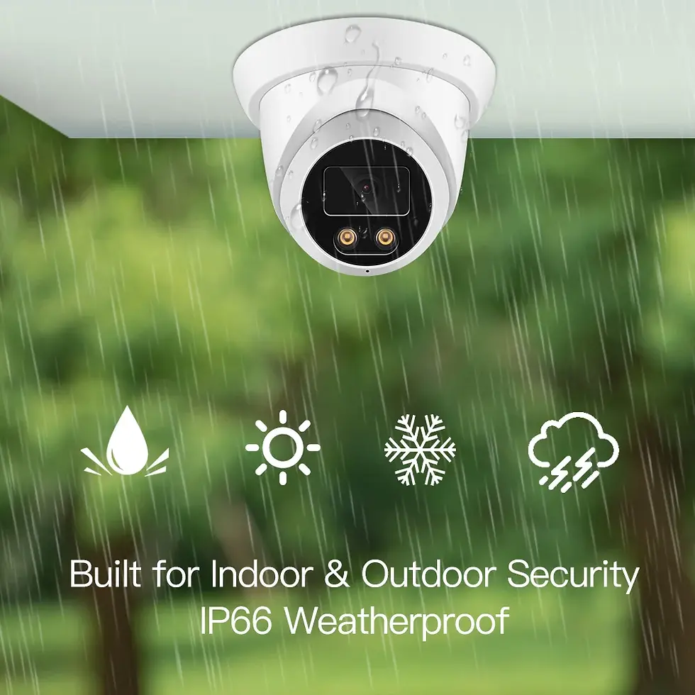 Thumbnail: New 4K 8MP IP Camera Audio Outdoor AHD H.265 Onvif Wide Angle 2.8mm AI Color Nig