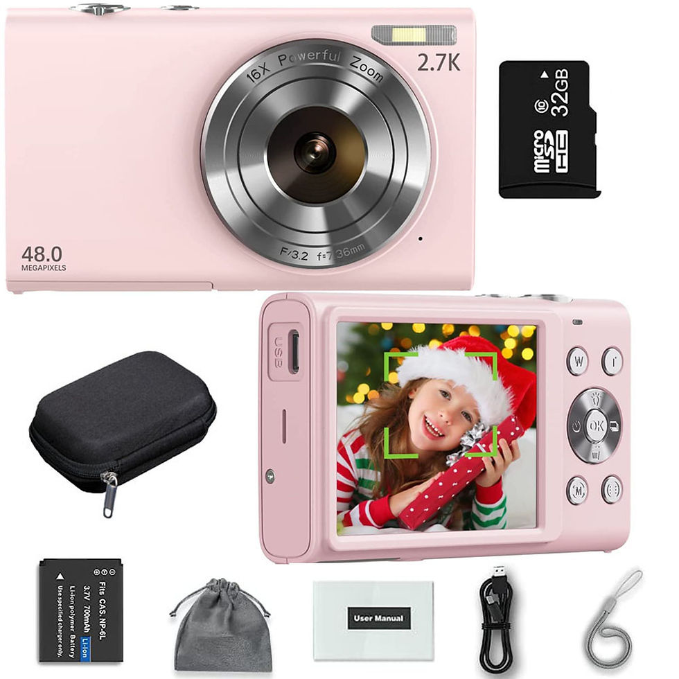 Thumbnail: 4K Digital Camera Autofocus Vlogging Camera HD 48MP with 2.8" Large Screen Camco
