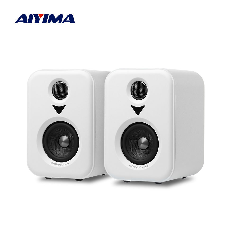 Thumbnail: AIYIMA  Upgrade S400 Audio Bookshelf Active Speakers Studio Monitor 3 Inch Bluet