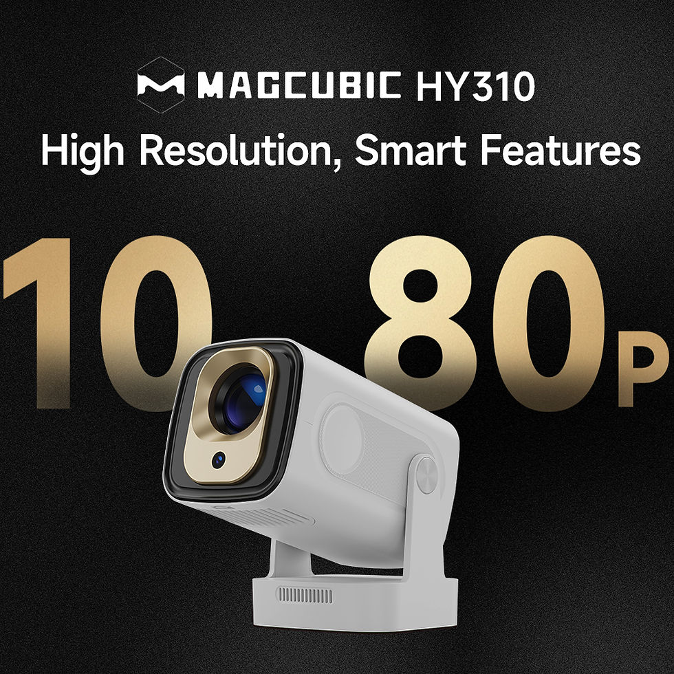 Thumbnail: Magcubic HY310 Projector Auto Focus 4K Native 1080P 330ANSI Android11 5W Speaker