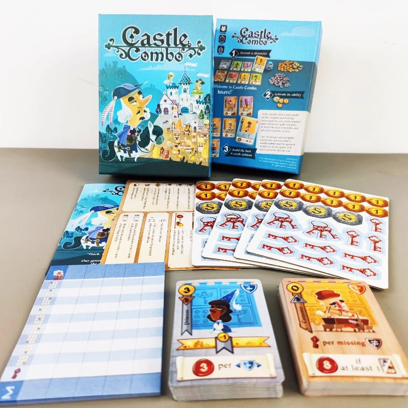 Thumbnail: Castle Combo Strategy Board Game - Medieval Tableau Game with Instant Effects & 