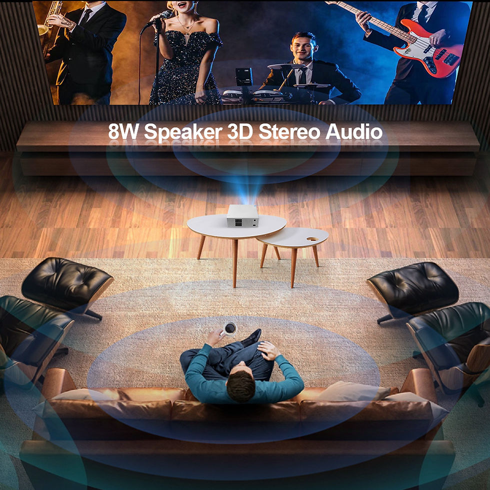 Thumbnail: ThundeaL TD95W Android Projector Full HD 1080P WiFi 2K 4K Home Cinema Portable S