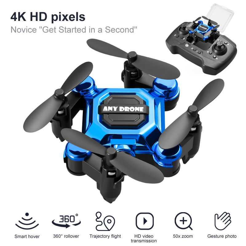 Thumbnail: K04 Mini Folding Storage Aircraft Mini Drone Aerial Photography High Definition 