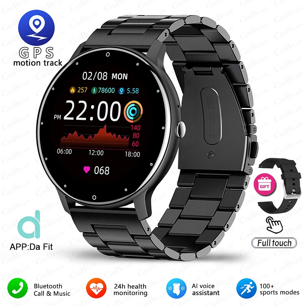 Thumbnail: 2026 New Ultra-Slim Smart Watch Men 100+ Sports Modes Heart Rate Monitoring AI V