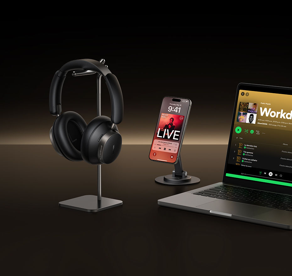 Thumbnail: UGREEN Studio Pro 48dB ANC Wireless Headphones Over Ear Bluetooth Earphones Acti