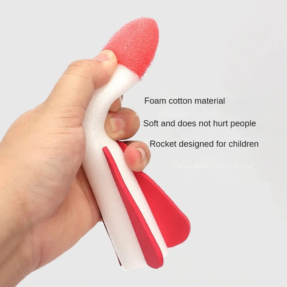 Thumbnail: Kids Outdoor Rocket Foot Pump Outdoor Air Pressing Soaring Rocket Suit Jumps Air