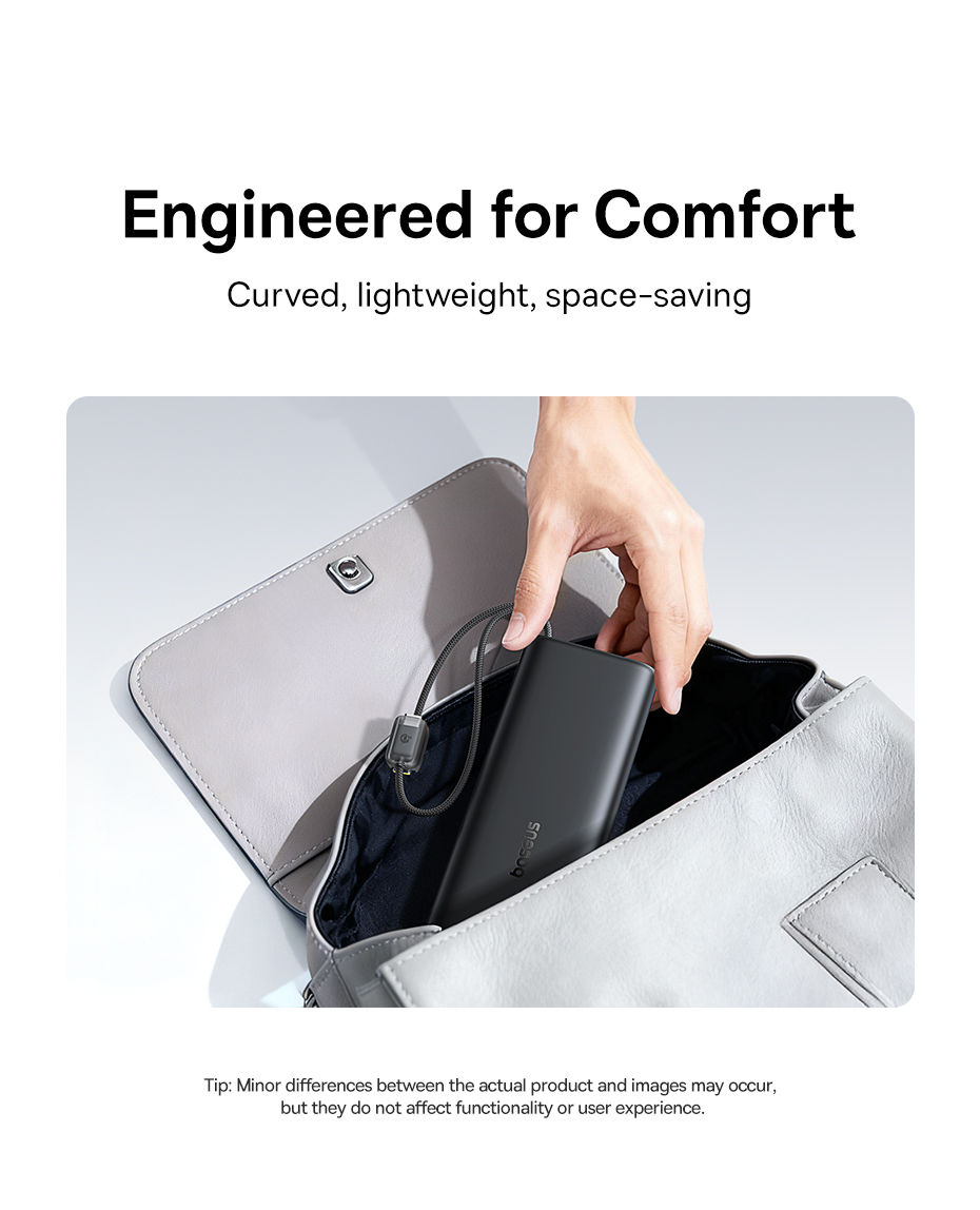 Thumbnail: Baseus 145W Power Bank 25000mAh Fast Charging Built-In Type-C Cable Portable Bat