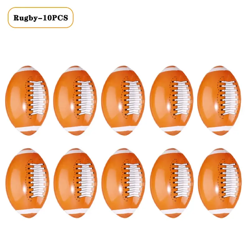 Thumbnail: 1-20PCS Inflatable Sports Balls Set Football Baseball Basketball Summer Beach Po
