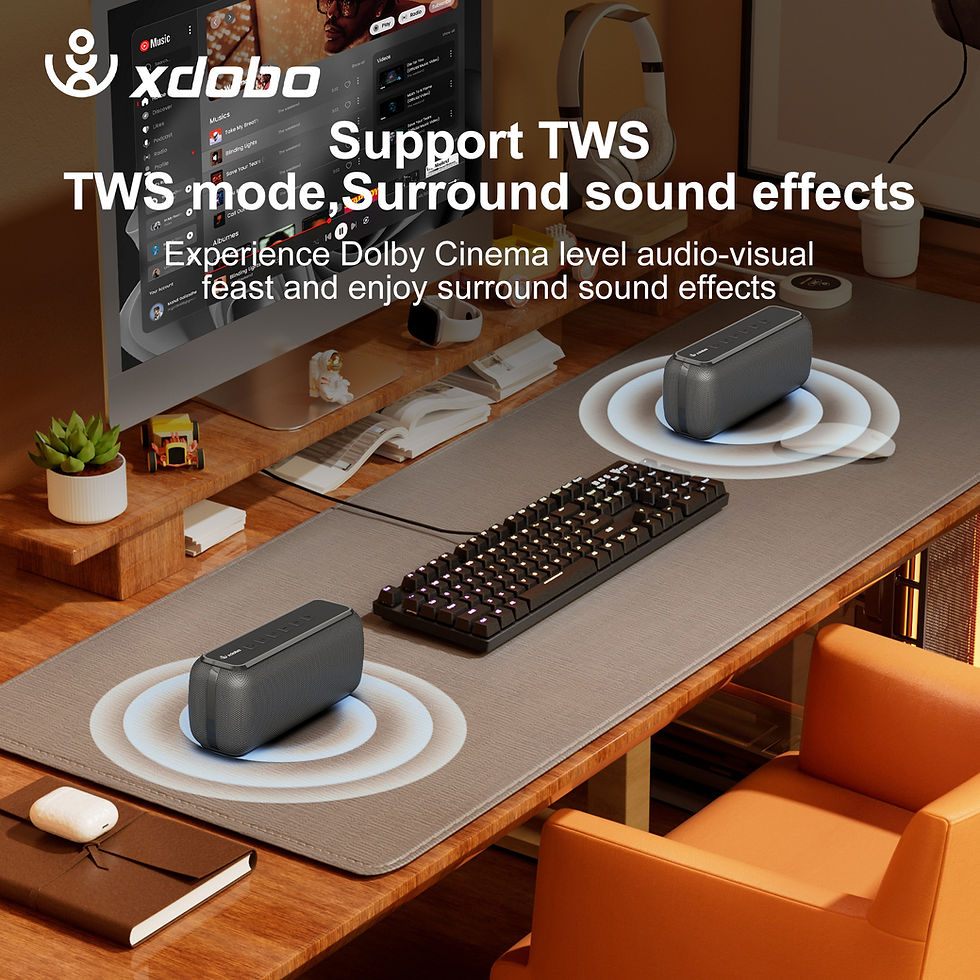 Thumbnail: XDOBO X8 60W Portable Outdoor Speakers Bluetooth Wireless Bass Subwoofer Waterpr