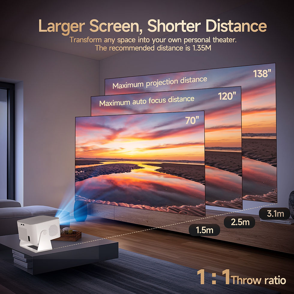 Thumbnail: Magcubic Auto Focus Android14 4K Projector 900ANSI 8K Native 1080P HY350Max With