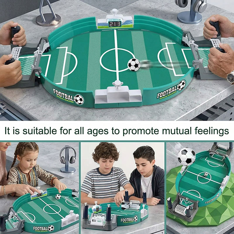 Thumbnail: Interactive Parent-Child Board Match for Kids, 2-Player Mini Table Football Game