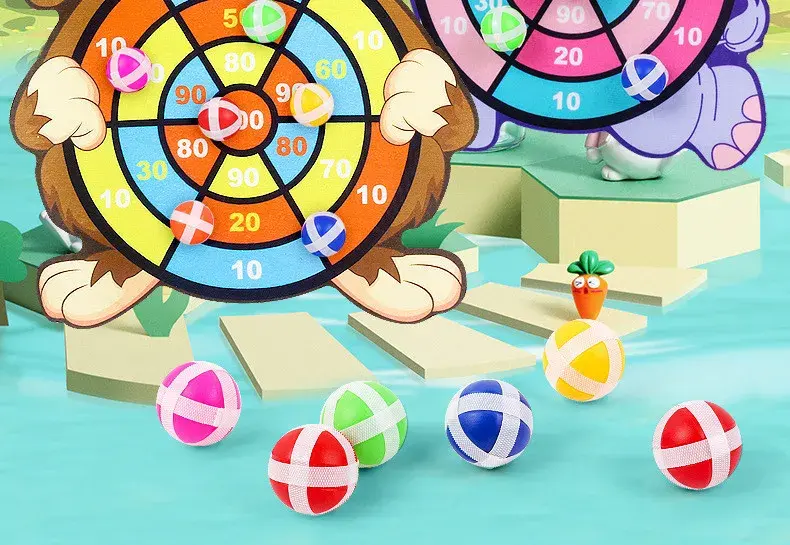 Thumbnail: Educational Dart Board Baby Dart Indoor Sports Child Montessori Games for Childr