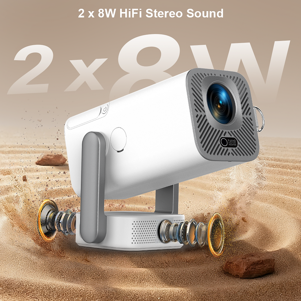 Thumbnail: ThundeaL 4K Android Full HD Projector TD80Pro Mini Beam Projector TD80 Pro 1080P