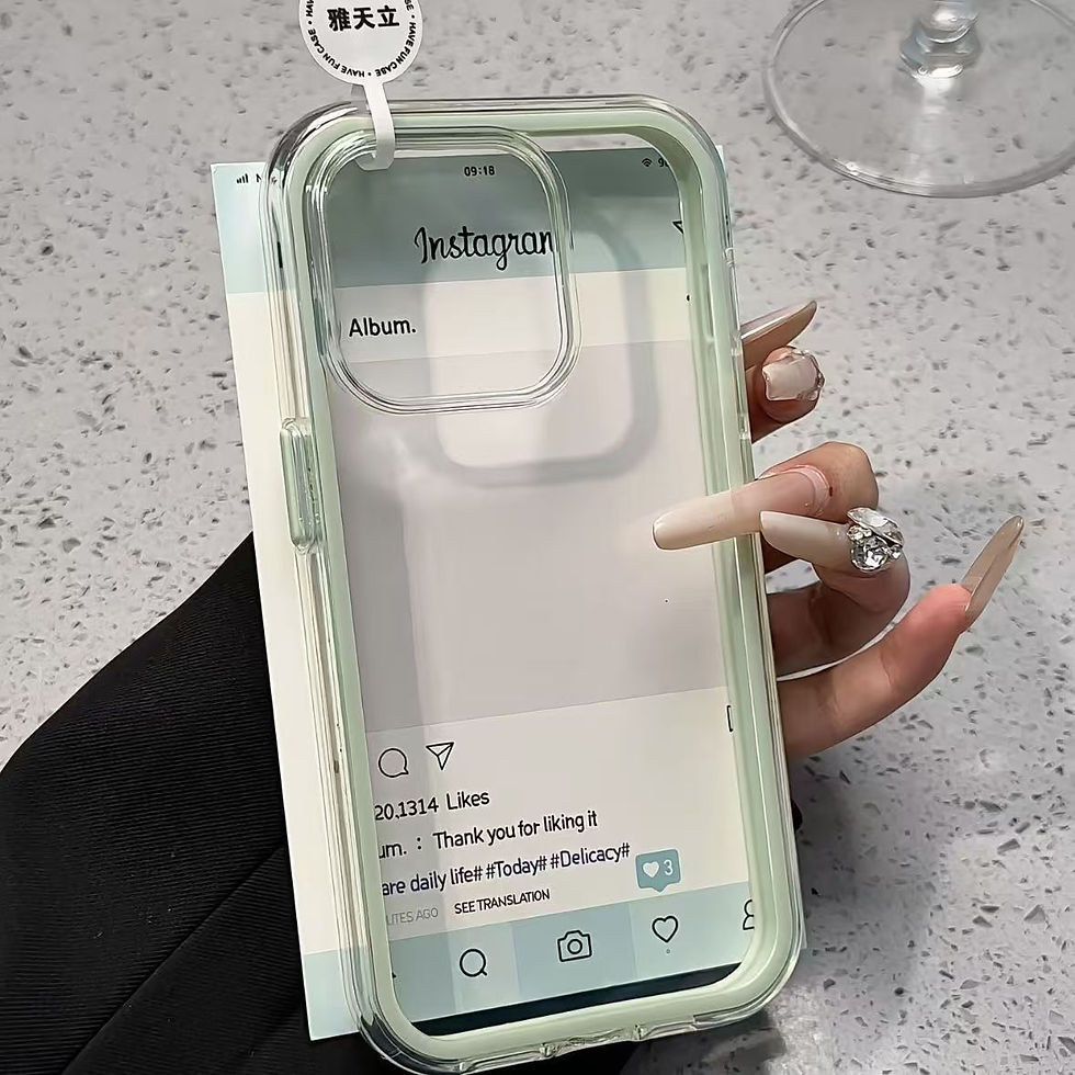 Thumbnail: Luxury Candy Color Frame Clear Back Phone Case For iPhone 17 16 15 14 13 12 Pro 