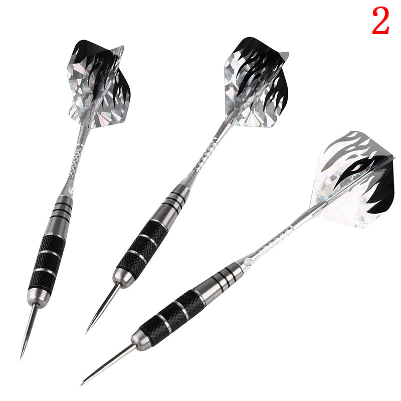 Thumbnail: 3pcs/Set Professional Tungsten Steel Needle Tip Darts Sports Steel Shafts Flight