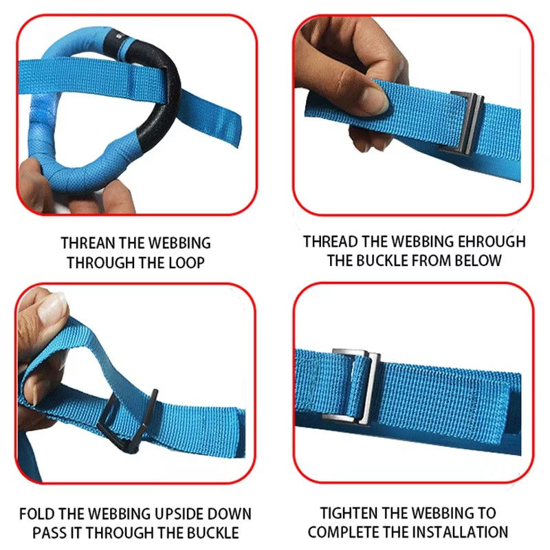 Thumbnail: Multi-Function Wall Mounted  Adjustable Fitness Rings Indoor Home Gym Equipment 