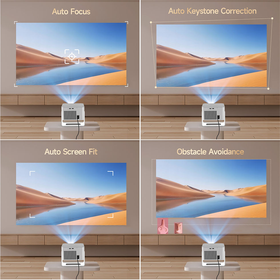 Thumbnail: Magcubic Auto Focus Android14 4K Projector 900ANSI 8K Native 1080P HY350Max With