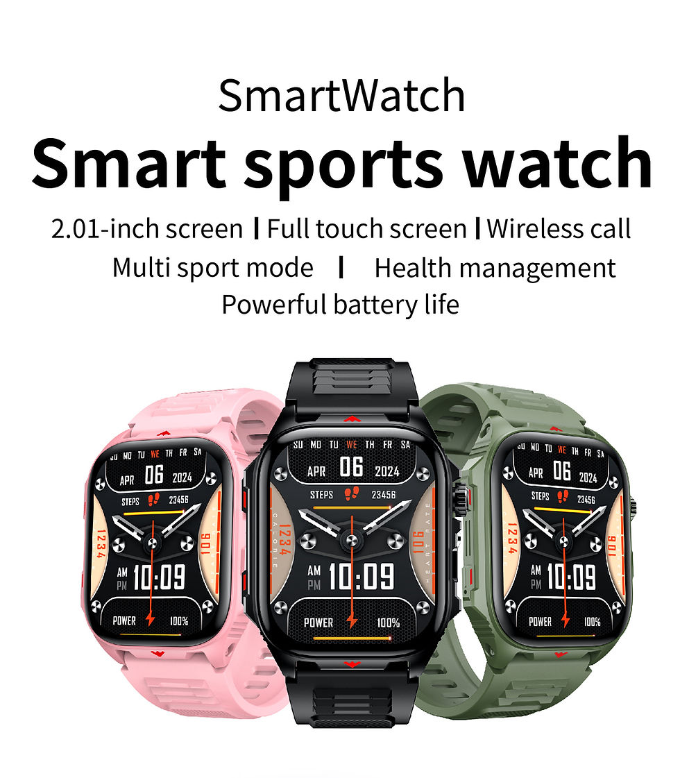 Thumbnail: Electronic Smart Watch BT Call Heart Rate Monitor Smartwatch Fitness Tracker Wat