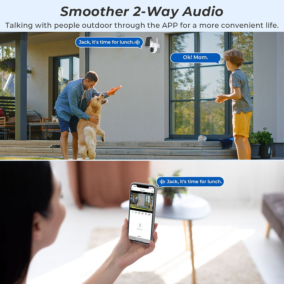 Thumbnail: WiFi PTZ Camera Outdoor Wireless Solar IP Camera 4MP HD Built-in Battery Video S
