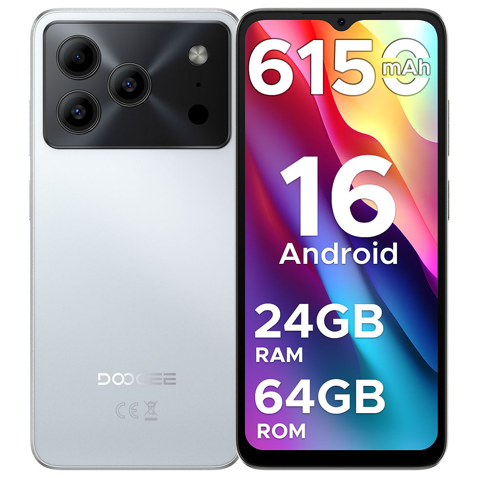 Thumbnail: DOOGEE Note 56 Smartphone Android 16 6.56'' HD+ Screen 6150mAh Battery 24GB (3GB