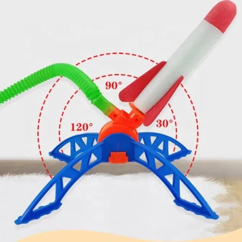 Thumbnail: Kids Outdoor Rocket Foot Pump Outdoor Air Pressing Soaring Rocket Suit Jumps Air