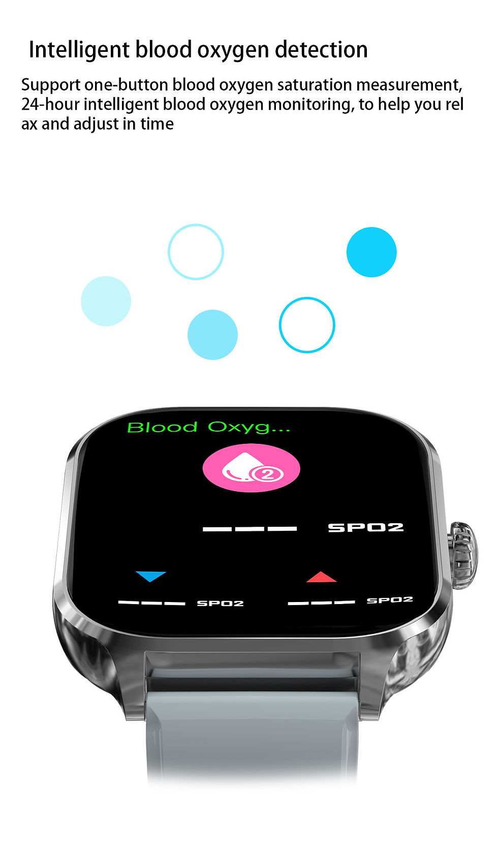 Thumbnail: NEW 2.01'' Smartwatch Fitness Tracker Clock Sports Smartband Blood Pressure Moni