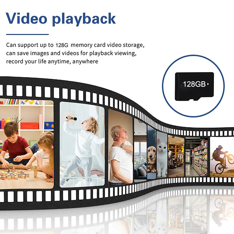 Thumbnail: 4K HD Mini Camera Wireless WIFI Camera Supports 5X zoom, motion detection, remot
