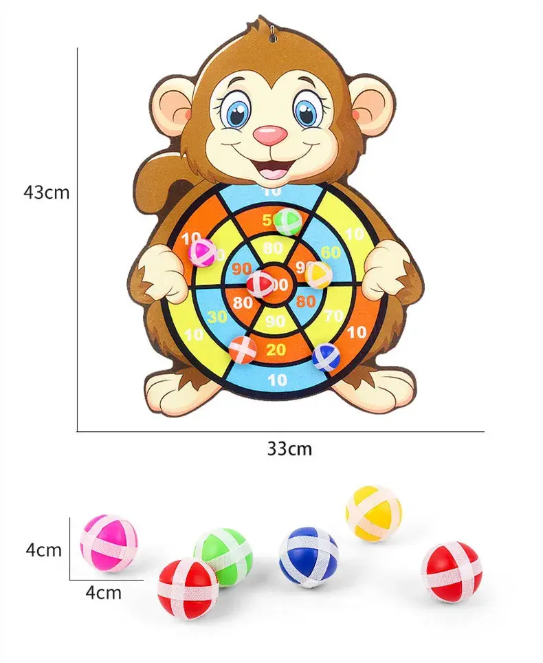 Thumbnail: Educational Dart Board Baby Dart Indoor Sports Child Montessori Games for Childr