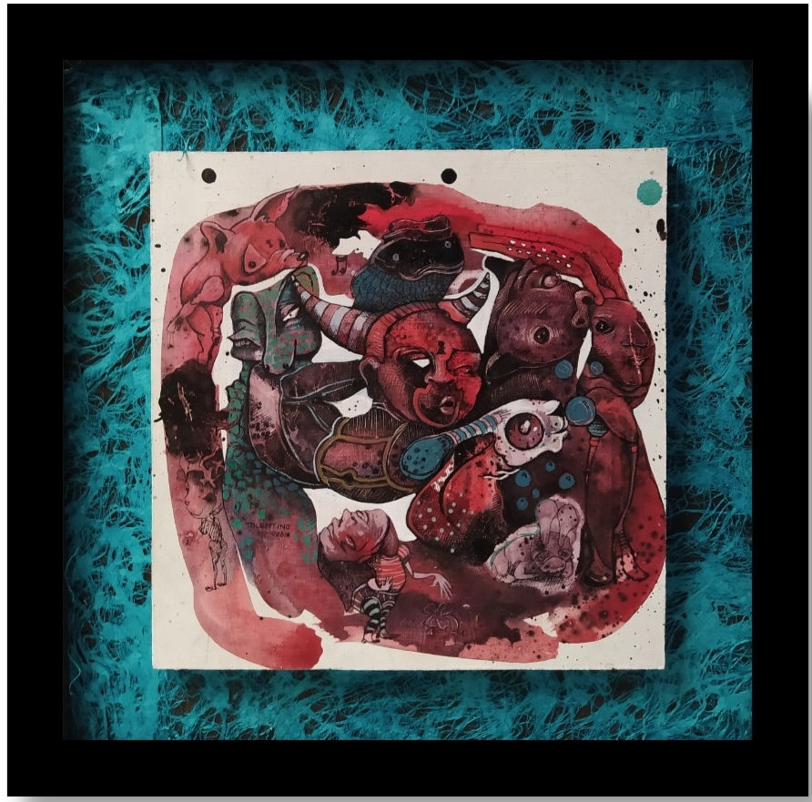 “Brevario Cultural ”

v Medidas: 46 x 46 cms