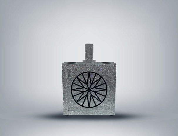 Elegant bespoke crystal champagne holder for exclusive private celebrations