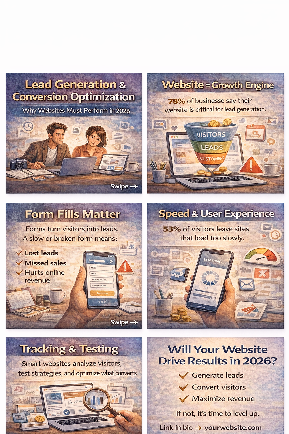 Lead Generation & Conversion Optimization: Why Websites Must Perform in 2026