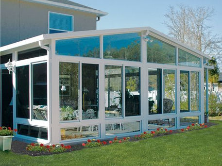 Aristocrat-Sunroom, Screened porches, screened blinds
