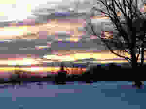 January Sunset – a sight to behold.