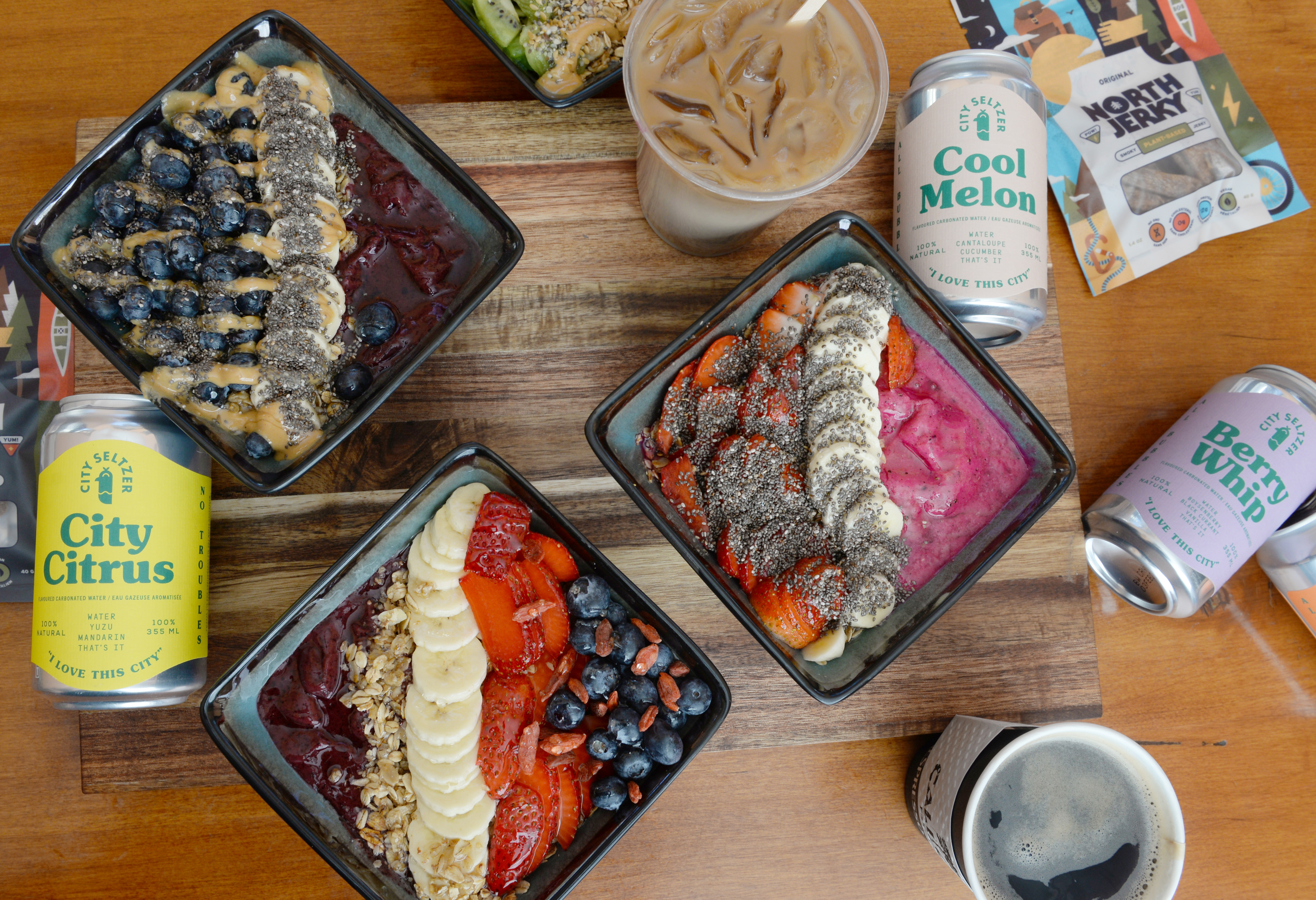 Arranged Food and Objects