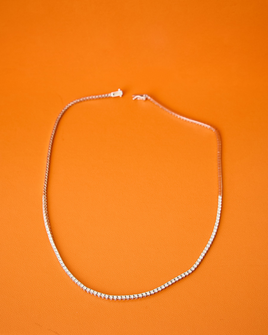 Diamond Riviera Tennis Necklace