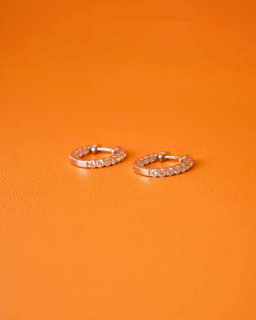 Everyday Diamond Huggie Earrings