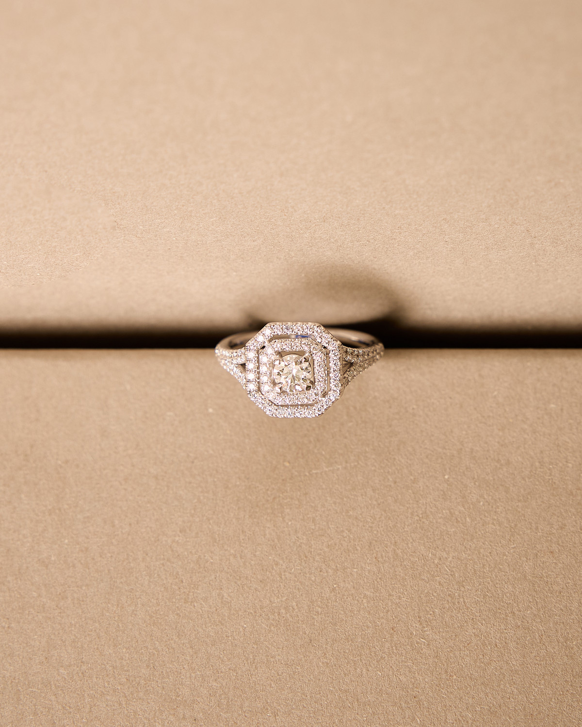 Cushion Halo Engagement Ring view 3