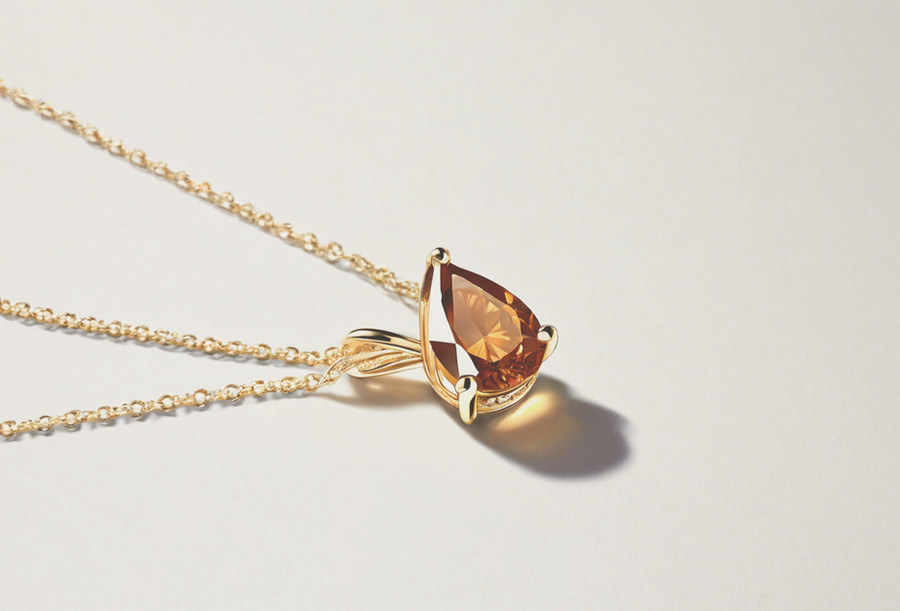 Pear Shape Diamond Fancy Necklace