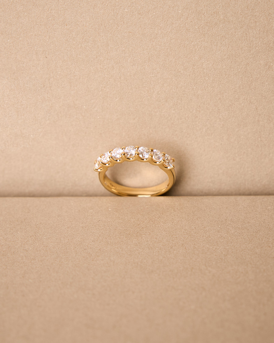 Radiant Row Eternity Band