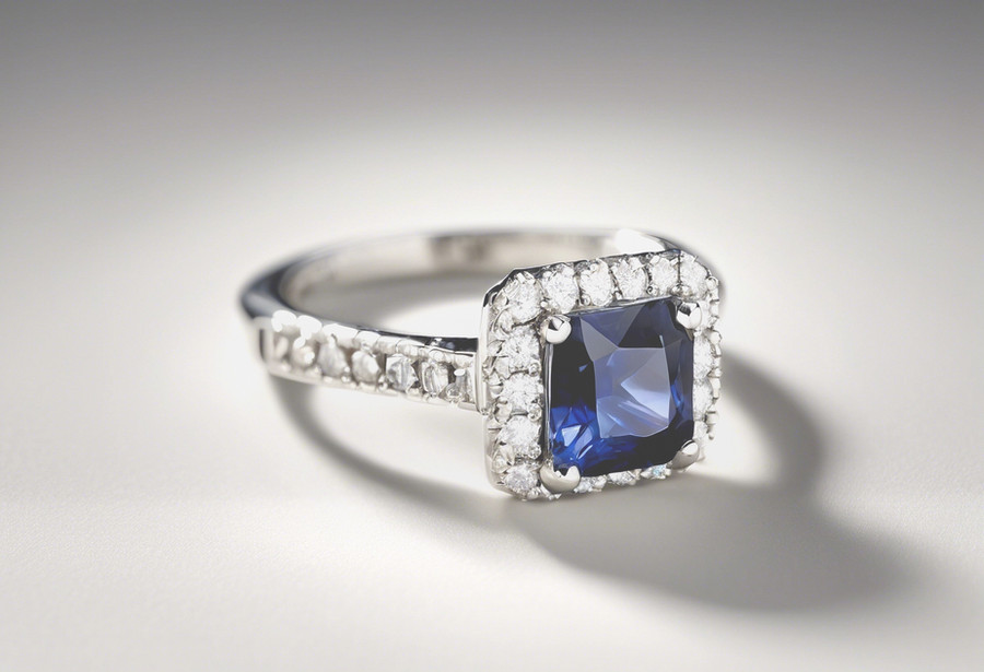 Sapphire Radiance Emerald Cut Engagement Ring