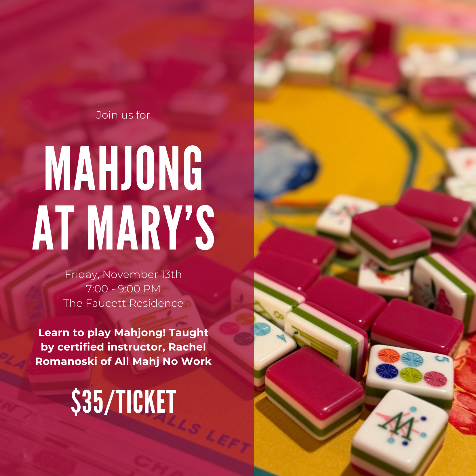 Mahjong at Mary’s Party