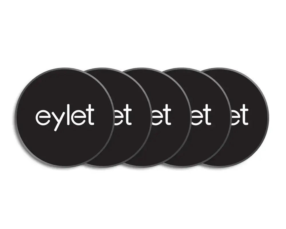eylet five slims pack contains five (5) NFC enabled digital business tags