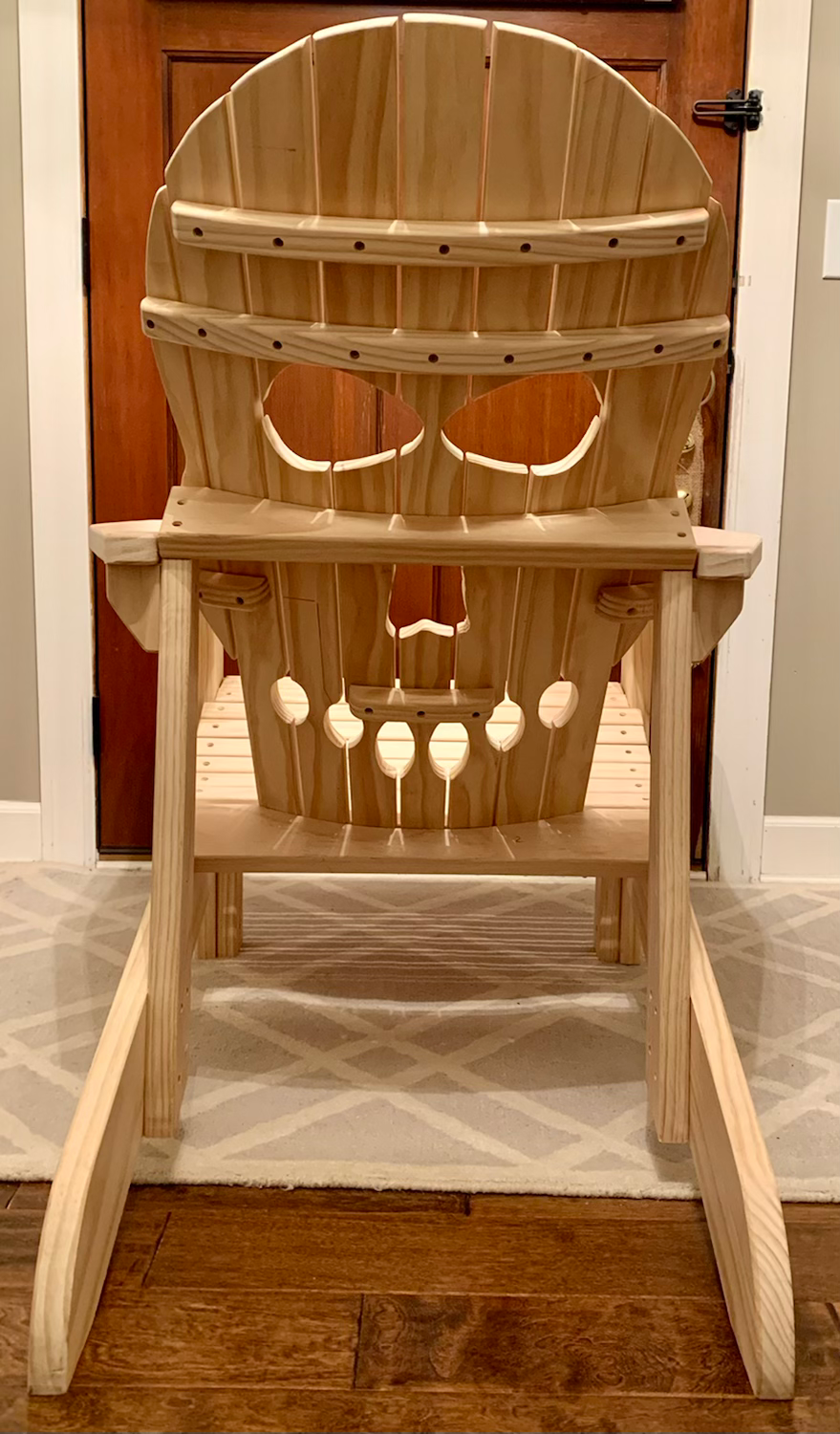 Thumbnail: Classic Skull Adirondack Chair