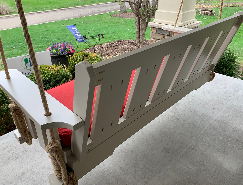 Thumbnail: The "Lazy Doodle" - Modern Adirondack Porch Swing