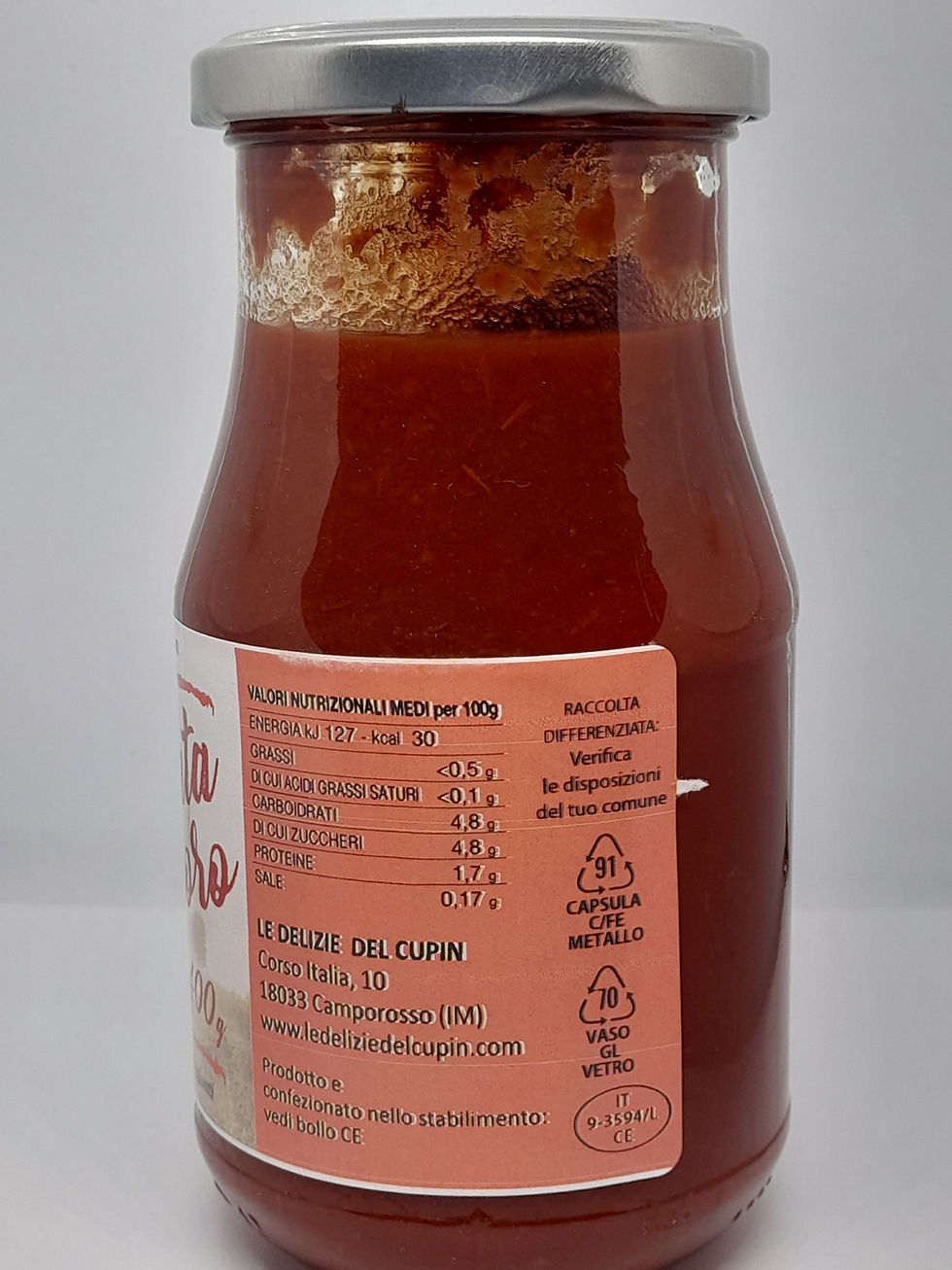 Miniatura: Passata di Pomodoro 400gr