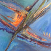Beth Barry Ascension Acrylic on panel 16x20 framed