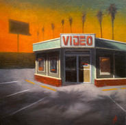 Saturday Night 24 x 24 oil