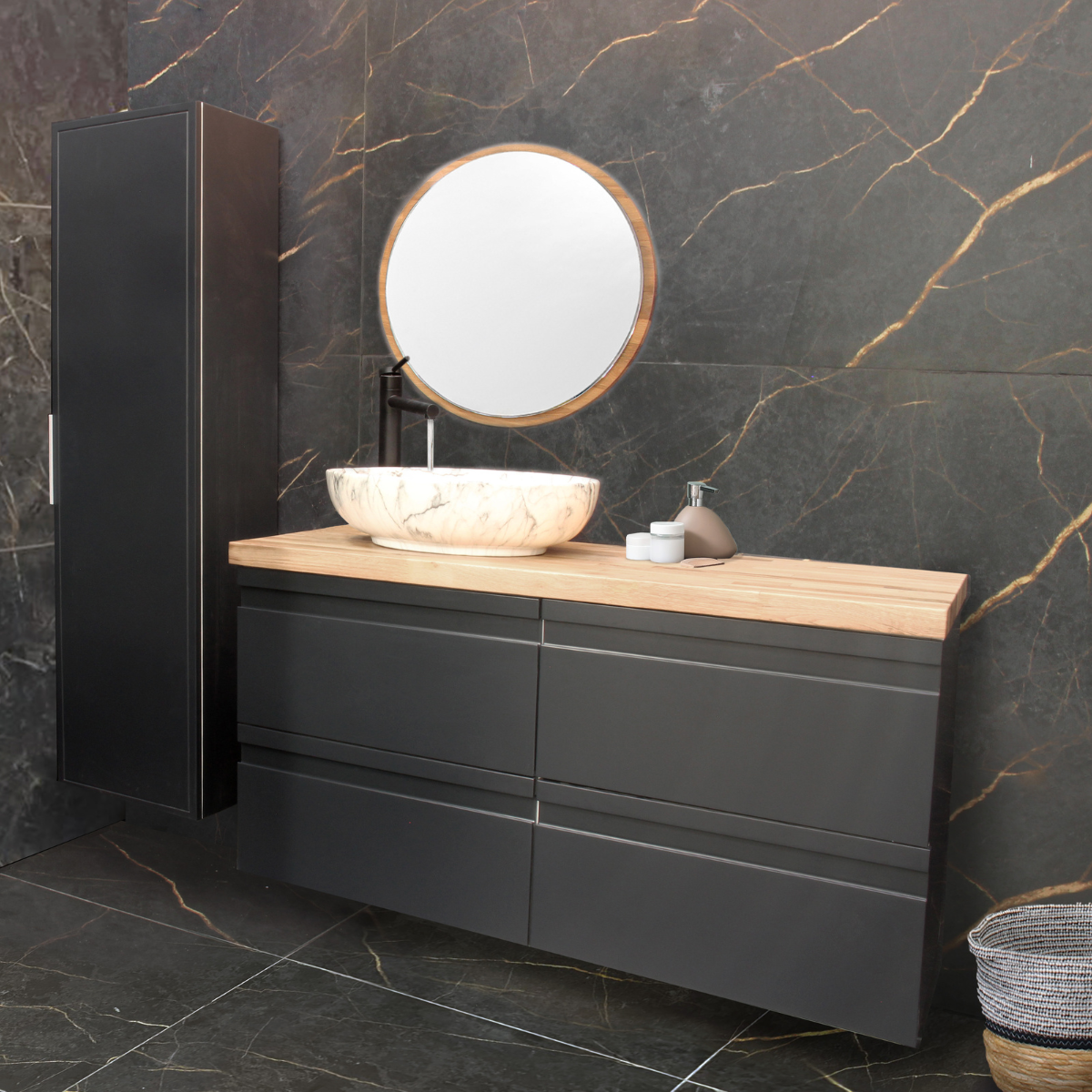 ארון אמבטיה - דגם קלואי