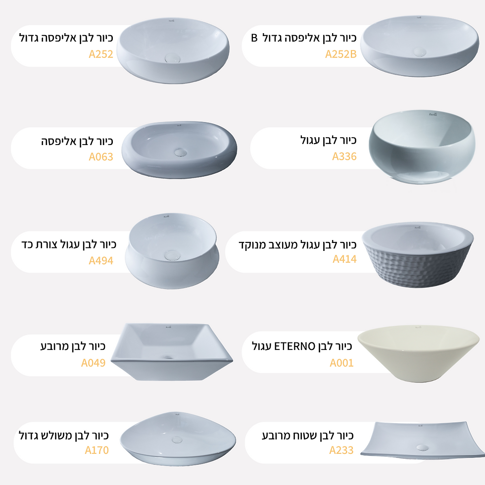 תמונה ממוזערת: ארון אמבטיה דגם רויאל עם כיור וארון צף במידה 60-120 סנטימטר
