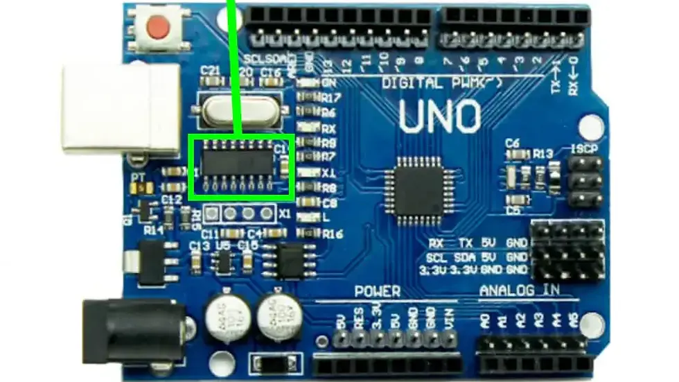 UNO SMD CH340 DRIVER IC